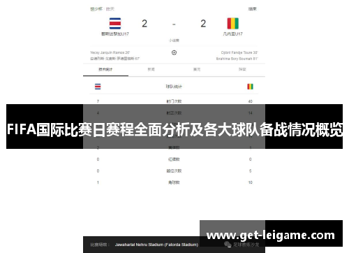 FIFA国际比赛日赛程全面分析及各大球队备战情况概览